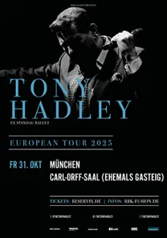 Bild zum Event 'TONY HADLEY'