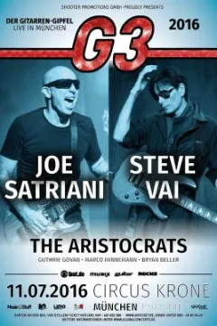 Bild zum Event 'G3 feat. Satriani, Vai & The Aristocrats'