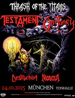 Bild zum Event 'TESTAMENT & OBITUARY'