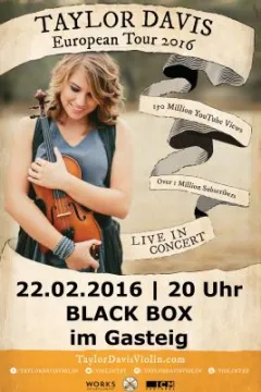 Bild zum Event 'TAYLOR DAVIS'