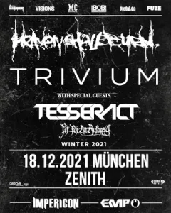 Bild zum Event 'verlegt / HEAVEN SHALL BURN + TRIVIUM'