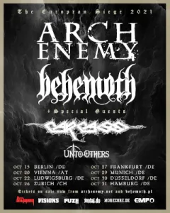 Bild zum Event 'verlegt / ARCH ENEMY x BEHEMOTH'