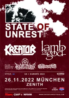 Bild zum Event 'KREATOR & LAMB OF GOD'