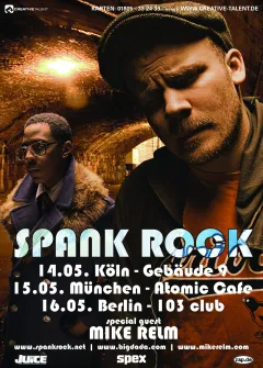 Bild zum Event 'SPANK ROCK & MIKE RELM'